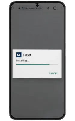 Installation de l'application 1xBet Android